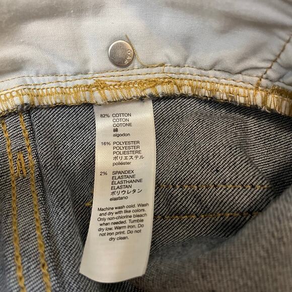 GAP Women’s Mid Rise Flare Jeans Size 2R 26R Dark Wash Stretch Denim Bootcut EUC - Picture 7 of 9